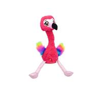 Flamingo Singing And Dancing Stuffed Flamingo Plush Interactive Toy Figures Interactive Animated Toy Speaking Plush for