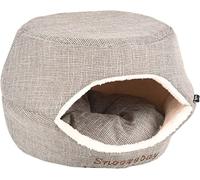 Flamingo Snoozebay Cat Bed Grey 45x35x35cm