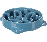 Flamingo Slow Feeder Bowl Beno - Round, Petrol, 21.5x21.5x4.5 cm, 800 ml -