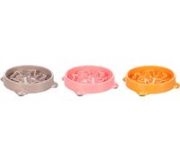 Flamingo SLOW FEEDER PUPPY BINI 300ML S 16x16x3,5CM ASSORTMENT DISPLAY