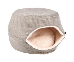 Flamingo Snoozebay Basket 2in1 For Dogs Cats 45x35cm Brown Cream