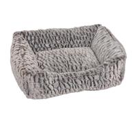 Flamingo Snoozzy Dog Bed Rectangular Gray/Black Plush Non-Slip