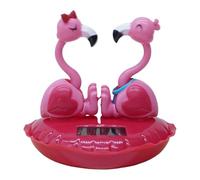 Flamingo Solar Dance - Solar Flamingo 12 x 11 cm for Car Dashboard | Solar Powered Flamingo | Desktop Ornament Cartoon | Dashboard Car Shaking Head Decorations for the Car