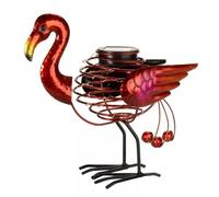 Flamingo Spiralight Solar Garden Light