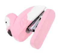 Flamingo Stapler Cute Pink Wooden Metal Desktop Office
