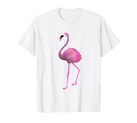 Flamingo - Summer Holiday Pink Bird Edition Value Graphic T-Shirt, Men, White, S