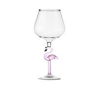 Flamingo-Themed Wine Glasses - Champagne Stemmed Wine Glasses, Flamingo Wine Cups | Reusable Flamingo Drink Glasses, Ideal For Wine & Beverages
