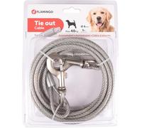Flamingo TIE OUT CABLE PLASTICIZED WHITE 5M 6MM