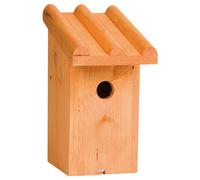 Flamingo Tit Nest Box Kiev Sloping Roof Wood 18x14x27 CM for Birds