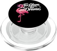 Flamingo Too Glam For Drama Cute Funny Bird Gift PopSockets PopGrip for MagSafe