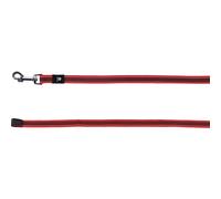 Flamingo Training And Towing Leash Xeno Red Nylon Coated Reflective