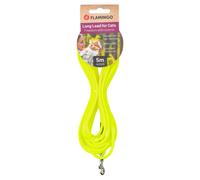 Dog Training and tracking leash Caspar Fluo yellow 10m 6mm