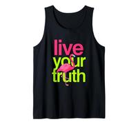 Flamingo Tropical Summer Positive Vibes Self Expression Tank Top