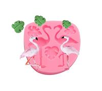 Flamingo Turtle Leaf Sugar Cake Silicone Mould (Flamingo)