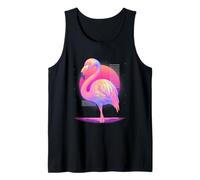 Flamingo Vaporwave Bird Pastel Sunset Tropics Tank Top