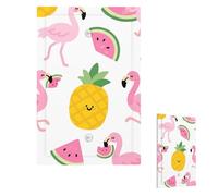 Flamingo Watermelon Pineapple Wall Plate Cover Modern Decorative 1 Gang Light Switch Cover Unbreakable Receptacle Outlet Covers For Living Room Bedroom Home Decor Single Blank