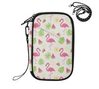 Flamingo Watermelon White Passport Holder for Travel Passport Holder Pouch