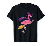 Flamingo Witch Flamingo Lover Gift T-Shirt