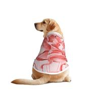 Flamingo1 Print Dog Outfit Sleeveles, Funny Pet Dog Clothes Machine Washable Shirt Vest For Medium Large Dogs