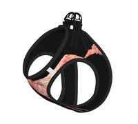 Flamingo1 Print Harness Leash Set For Cats And Dogs, Reflective Adjustable, Soft Breathable Mesh Vest With Escape-Proof Lead, For Small Pets And Kitten Puppies