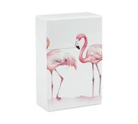 Flamingos Cigarette Case Portable Novelty Cigarette Packing Box Crush Proof Waterproof Cigarette Box Novelty Gifts for Friend