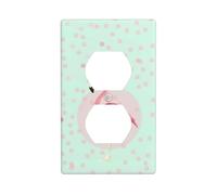 Flamingos Electrical Outlet Covers, Standard Size 1-Gang 4.50" X 2.76", Unbreakable Polycarbonate Thermoplast