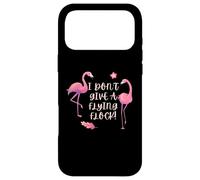 Flamingos I Don’t Give a Flying Flock Pink Funny Case for iPhone 17 Pro Max