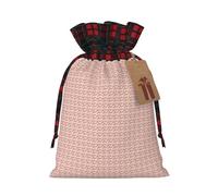 Flamingos On White Print Reusable Gift Drawstring Eco-Friendly Bags Holiday Wedding Party Favors Pouches