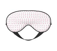 Flamingos On White Printing Versatile Sleep Eye Cover Soft Eye Mask Reversible for Meditation & Travel Eye Mask Unisex
