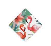 Flamingos Watercolor Tropics Car Air Fresheners 6 Pcs, Funny Hanging Car Air Fresheners Cute Long Lasting Scented Mirror Hanging Decoration Ornaments Gift Interior Decor Accessories For Men Women