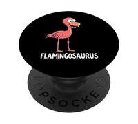 Flamingosaurus - Funny Dino Flamingo Humor PopSockets Adhesive PopGrip