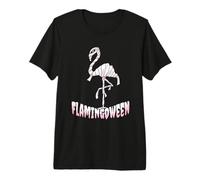 Flamingoween Flamingo Mummy Halloween Costume Premium T-Shirt