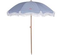 Flamingueo Beach Parasol, Garden, Pool, Height and Adjustable Orientation, UPF 50+ Protection, Polyester, Carry Bag, 210 x 180 cm, blue, 210 x 180 cm
