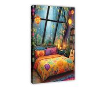 Flamint Extra Large Magical Canvas Poster for Home Decor Gift | Frame-style, Multiple sizes, Multiple frame styles, Wall Art, Decor Print, Home Decor