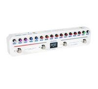 FLAMMA FB200 Intelligent Bass Multi-Effects Processor Pedal with 40 Presets 10 AMP Models 10 CAB Simulations 9 IR Slots 40 Rhythm Styles, Mod, Reverb, Tuner, APP Control, OTG Recording