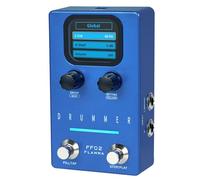 FLAMMA FF02 Drum Machine Guitar Pedal - 121 Drum Grooves, 11 Music Genres, Tap Tempo, Customizable Rhythms, Stereo I/O for Live & Studio Use