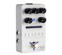 FLAMMA FS02 Reverb Pedal Stereo Guitar Effects with 7 Storable Preset Slots 7 Reverb Effects Room Hall Church Cave Plate Spring Mod True Bypass Trail On
