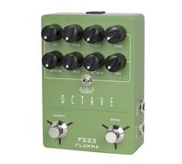 FLAMMA Octave Guitar Pedal FS23 Pitch Shifter Pedal with Modulation, Reverb, and Slow-attack for Electric Guitar, True Bypass
