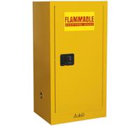 Premium Flammable Substance Storage Cabinet - Secure 3-Point Lock, 585mm X 460mm X 1120mm
