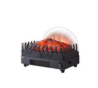 FLAMME 16" Basket Fire Glowing Logs and Flame Effect With Heater