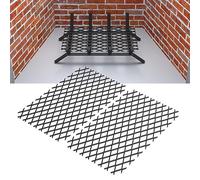 Flamorrow Ember Retainer for Fireplace Grates 12 x 7.5 inch, Metal Fireplace Grate Ember Retainer Mesh, Keep Burning Embers from Falling, Fire Place Accessories for Fire Pits, Camping, 2 Pack