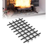 Flamorrow Fireplace Grate Ember Retainer, 16" x 10" Heavy Duty Steel Mesh Grille for Fireplace Grate, Extra Thick 8mm Metal Ember Retainer Keep Burning Embers from Falling, Fits for Fire Pits, Camping