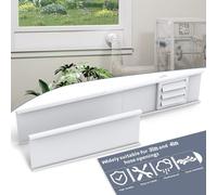 Flamorrow Window Vent Kit with Outdoor Vent Cover Fit for 3" and 4" Hose，Adjustable Window Vent Seal Panels for Exhaust Ventilation Duct of Laser Engraver/3D Printer Enclosure, Dryer, Grow Tent