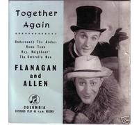 FLANAGAN AND ALLEN - 7" 4 Track EP - 'TOGETHER AGAIN' Underneath The Arches +3