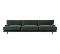 Flaneur 3-Seater Sofa Black/ Asator 0984