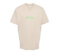 FLÂNEUR Signature Watercolor cotton T-shirt - Neutrals XL-XXL