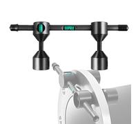 Flange Aligner, Threaded Pipe Flange Aligners, 1/2” to 1-7/16” Diameter Flange, Flange Two Hole Alignment Leveler, Quick Swaps, Plumbing Level Tool