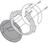 GIVI BF Tanklock System for TANKLOCK Tankbags, black