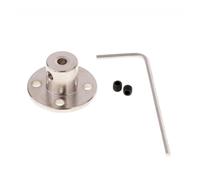 Flange Coupling, flange coupler, rigid flange coupling, 1 PCS High Hardness Electroplate Steel Flange Shaft Coupling Coupling Motor Guide Shaft Axis Bearing(4mm)