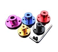 Flange Coupling, flange coupler, rigid flange coupling 1Pcs Alloy Coupling Motor Guide Shaft Coupler Motor Connector 3D Printer Accessories(Red,4mm)